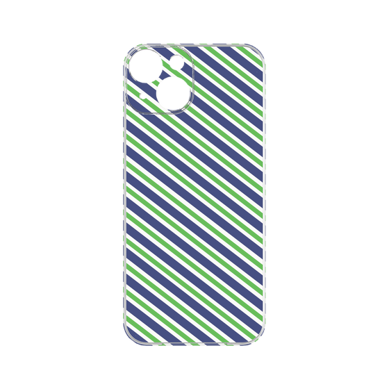 プレミアムパネル［ Small Stripe - Navy × Green ］