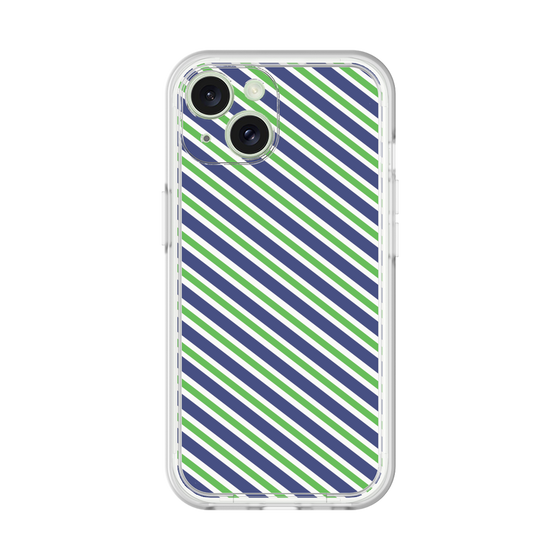プレミアムパネル［ Small Stripe - Navy × Green ］