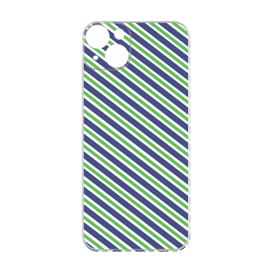 プレミアムパネル［ Small Stripe - Navy × Green ］