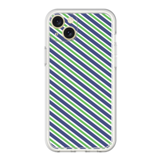 プレミアムパネル［ Small Stripe - Navy × Green ］