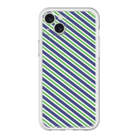 プレミアムパネル［ Small Stripe - Navy × Green ］