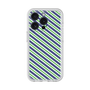 プレミアムパネル［ Small Stripe - Navy × Green ］