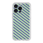 プレミアムパネル［ Small Stripe - Navy × Green ］