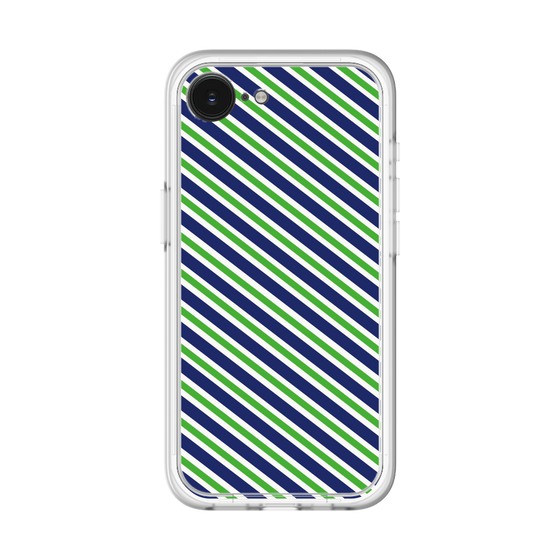プレミアムパネル［ Small Stripe - Navy × Green ］