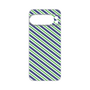 プレミアムパネル［ Small Stripe - Navy × Green ］