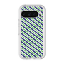 プレミアムパネル［ Small Stripe - Navy × Green ］