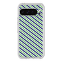 プレミアムパネル［ Small Stripe - Navy × Green ］