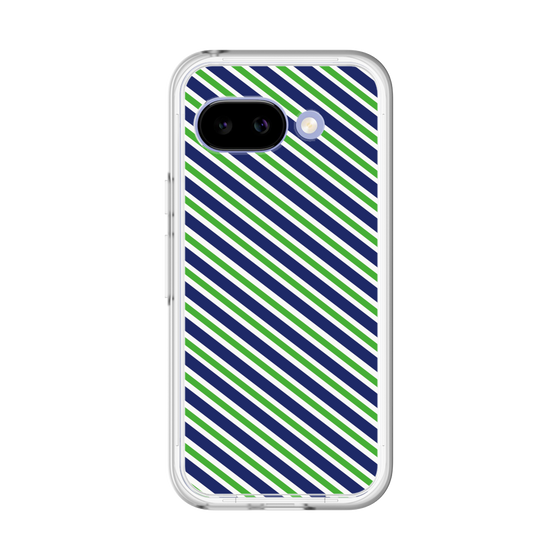 プレミアムパネル［ Small Stripe - Navy × Green ］