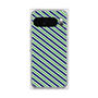 プレミアムパネル［ Small Stripe - Navy × Green ］