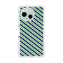 プレミアムパネル［ Small Stripe - Navy × Green ］