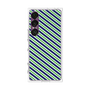プレミアムパネル［ Small Stripe - Navy × Green ］