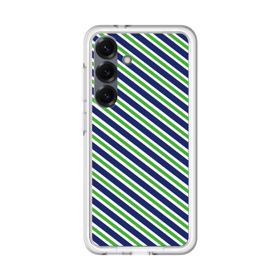 プレミアムパネル［ Small Stripe - Navy × Green ］