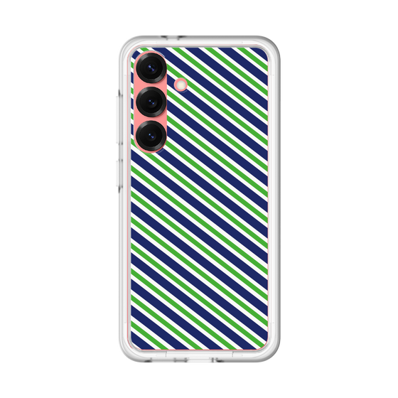プレミアムパネル［ Small Stripe - Navy × Green ］