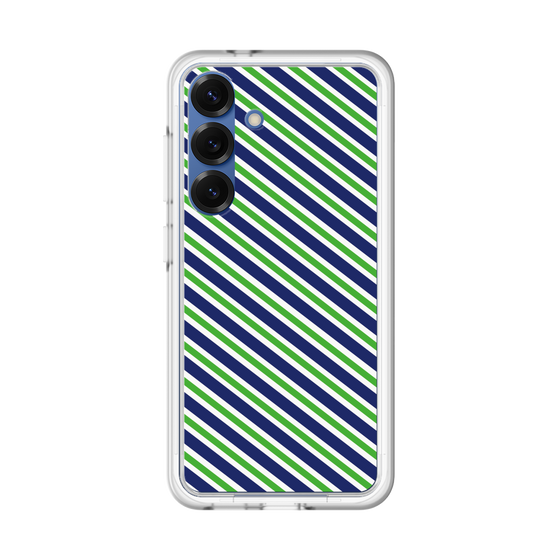 プレミアムパネル［ Small Stripe - Navy × Green ］