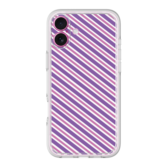 プレミアムパネル［ Small Stripe - Purple × Pink ］