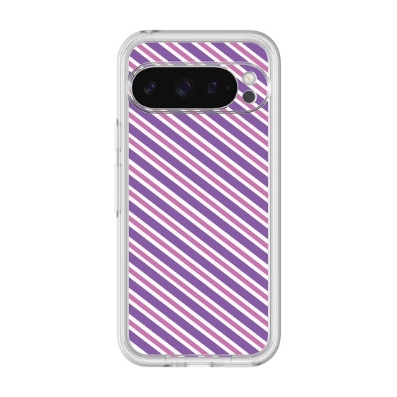 プレミアムパネル［ Small Stripe - Purple × Pink ］