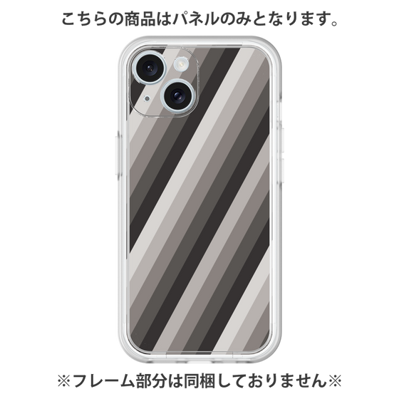 プレミアムパネル［ Middle Stripe - Black ］