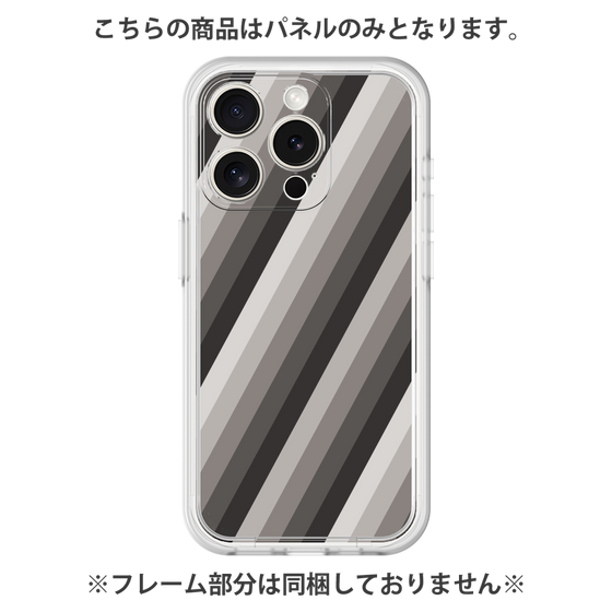 プレミアムパネル［ Middle Stripe - Black ］