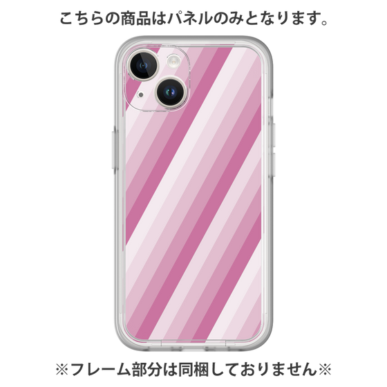 プレミアムパネル［ Middle Stripe - Pink ］