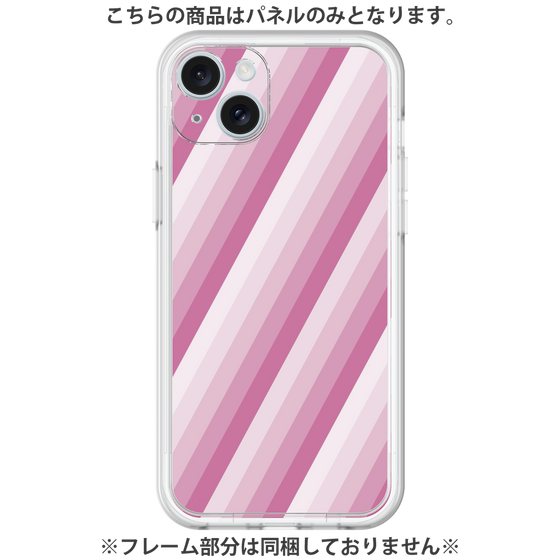 プレミアムパネル［ Middle Stripe - Pink ］