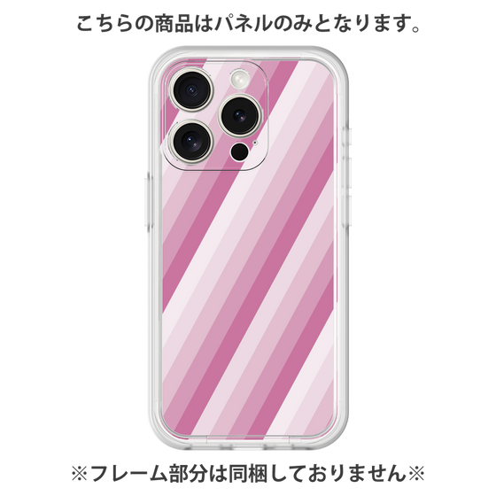 プレミアムパネル［ Middle Stripe - Pink ］