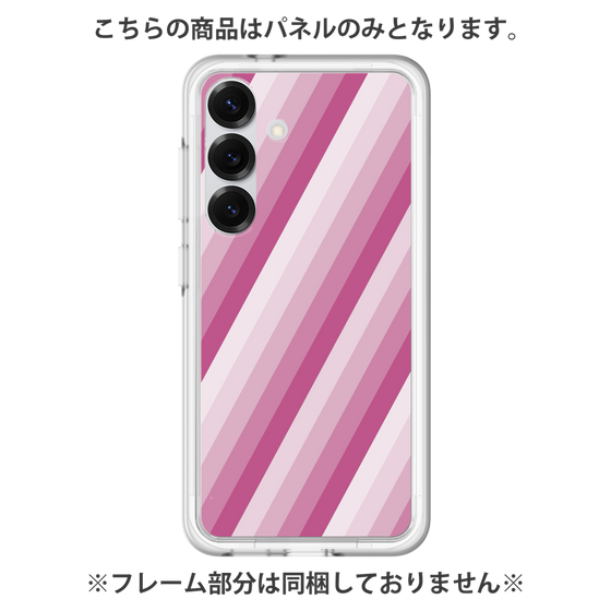 プレミアムパネル［ Middle Stripe - Pink ］