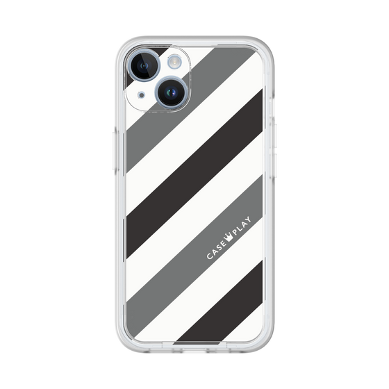 プレミアムパネル［ Big Stripe - Black × Gray ］