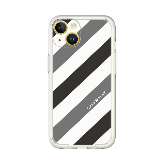 プレミアムパネル［ Big Stripe - Black × Gray ］