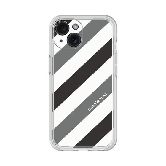 プレミアムパネル［ Big Stripe - Black × Gray ］