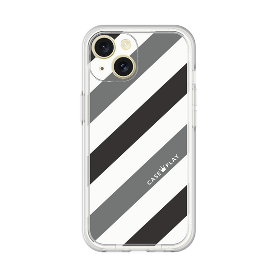プレミアムパネル［ Big Stripe - Black × Gray ］