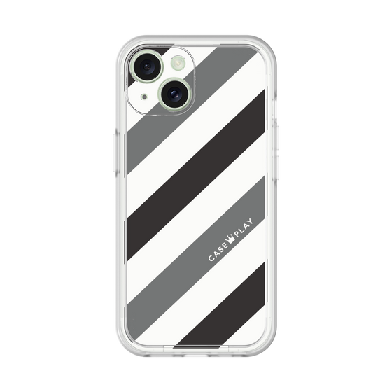 プレミアムパネル［ Big Stripe - Black × Gray ］
