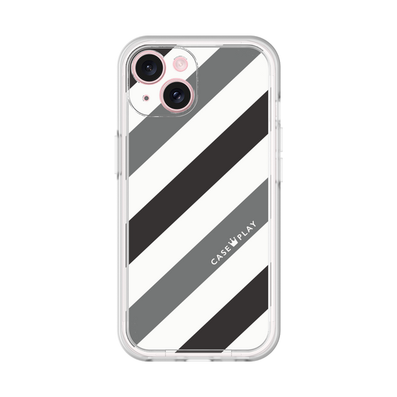 プレミアムパネル［ Big Stripe - Black × Gray ］