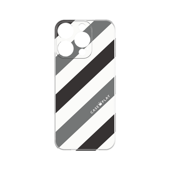 プレミアムパネル［ Big Stripe - Black × Gray ］