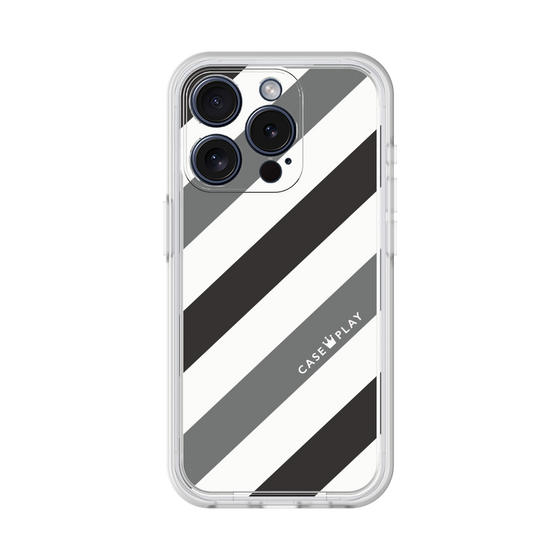 プレミアムパネル［ Big Stripe - Black × Gray ］