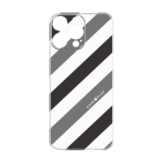 プレミアムパネル［ Big Stripe - Black × Gray ］