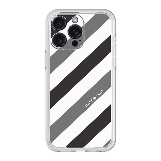 プレミアムパネル［ Big Stripe - Black × Gray ］