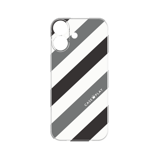 プレミアムパネル［ Big Stripe - Black × Gray ］