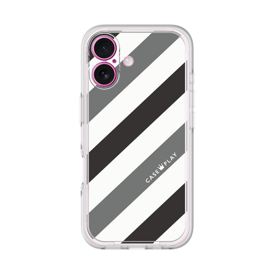 プレミアムパネル［ Big Stripe - Black × Gray ］