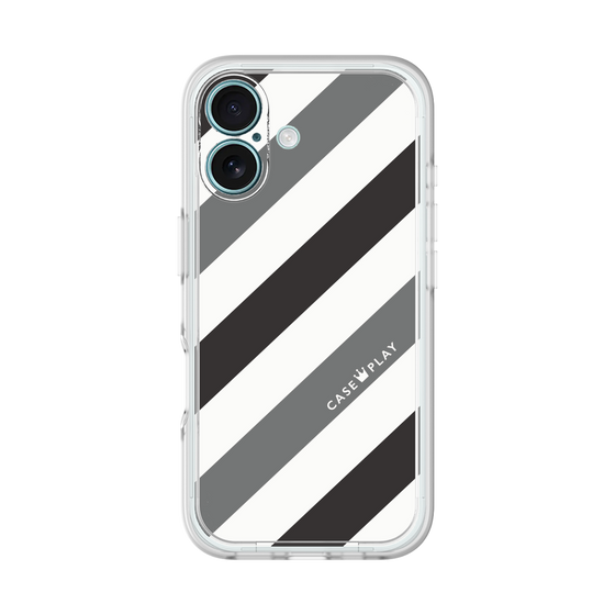 プレミアムパネル［ Big Stripe - Black × Gray ］