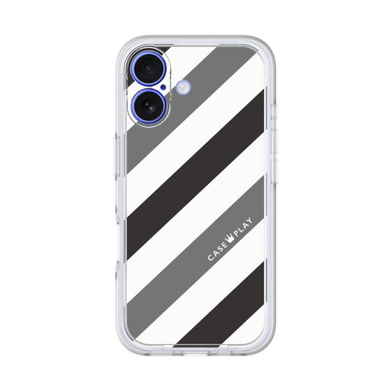 プレミアムパネル［ Big Stripe - Black × Gray ］