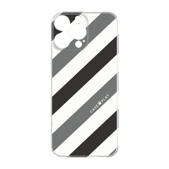プレミアムパネル［ Big Stripe - Black × Gray ］
