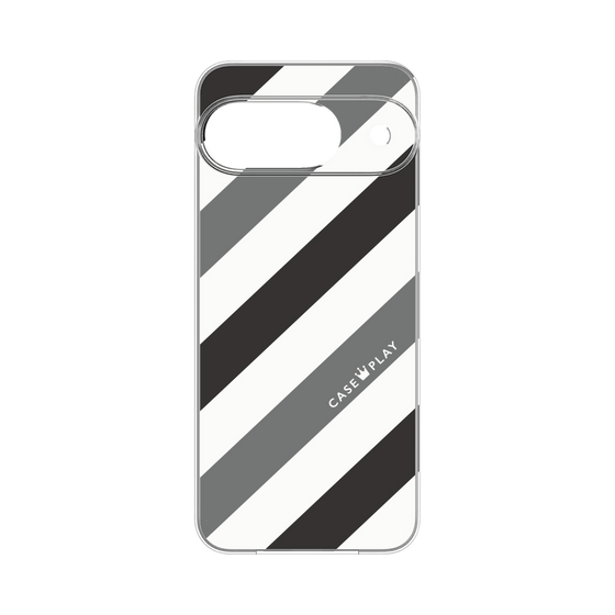 プレミアムパネル［ Big Stripe - Black × Gray ］