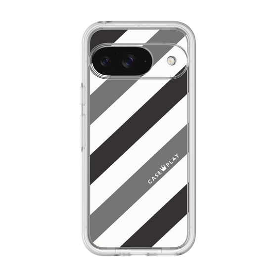 プレミアムパネル［ Big Stripe - Black × Gray ］