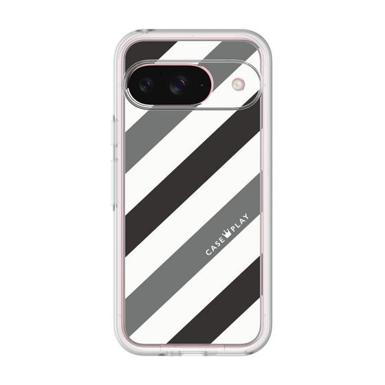 プレミアムパネル［ Big Stripe - Black × Gray ］