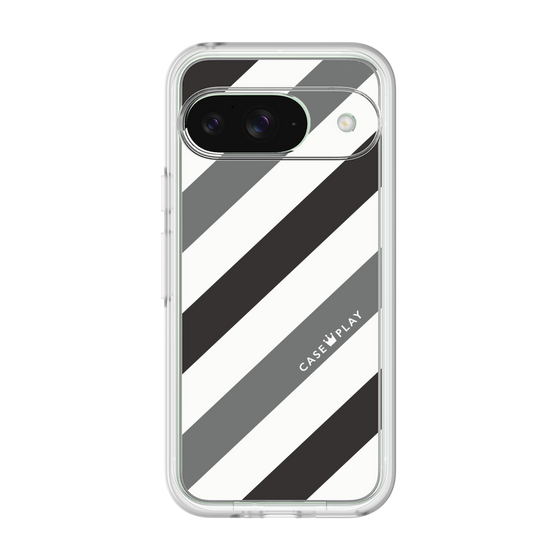プレミアムパネル［ Big Stripe - Black × Gray ］