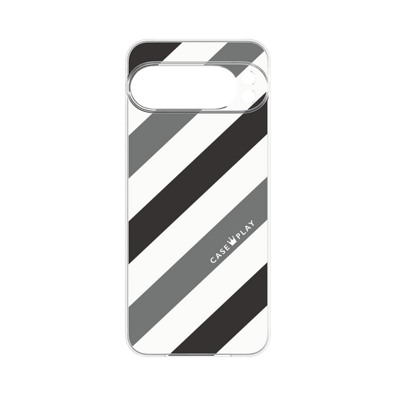 プレミアムパネル［ Big Stripe - Black × Gray ］