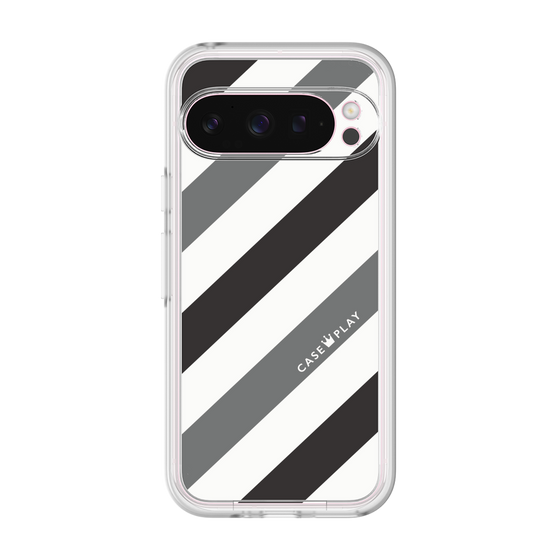 プレミアムパネル［ Big Stripe - Black × Gray ］