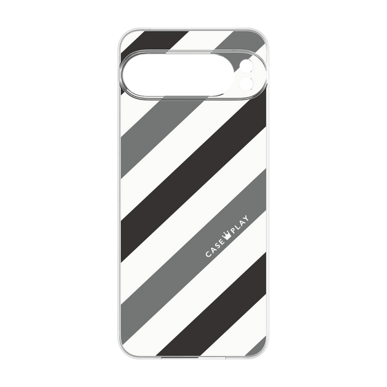 プレミアムパネル［ Big Stripe - Black × Gray ］