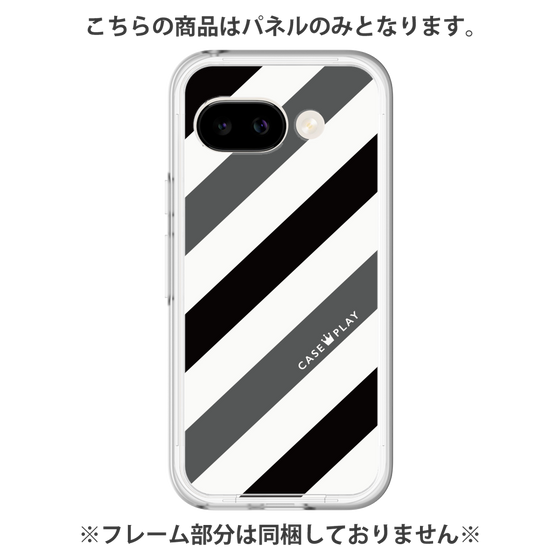プレミアムパネル［ Big Stripe - Black × Gray ］