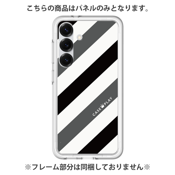 プレミアムパネル［ Big Stripe - Black × Gray ］